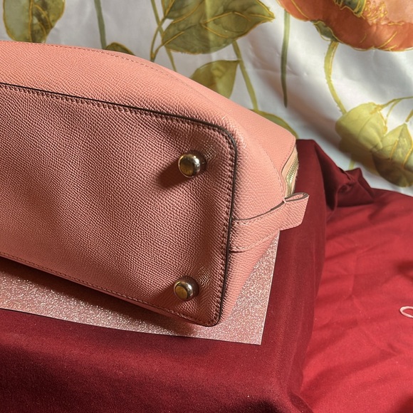 Coach Pink Dome Shaped satchel w/ crossbody - Picture 6 of 7